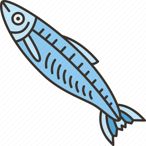Sardine, fish, marine, animal, seafood icon - Download on Iconfinder