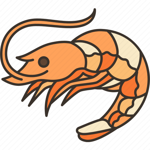 Shrimp, prawn, seafood, fresh, protein icon - Download on Iconfinder