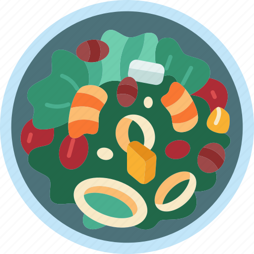 Salad, seafood, food, appetizer, bowl icon - Download on Iconfinder