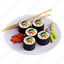 gimbap, gimbab, korean, dish, sushi, rice roll 