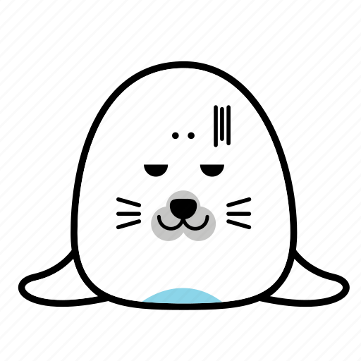 Face, seal, animal, avatar, emoticon, expression, smiley icon - Download on Iconfinder