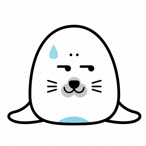 Face, seal, animal, emoji, emoticons, expression, smiley icon - Download on Iconfinder
