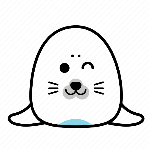 Face, seal, animal, cute, emoticon, expression, smiley icon - Download on Iconfinder