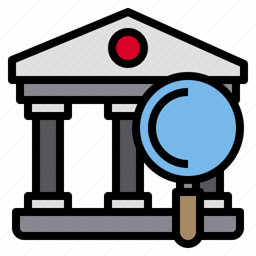 Bank, banking, cash, money, search icon - Download on Iconfinder