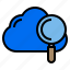 cloud, data, file, search, weather 