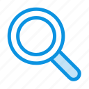 glass, look, magnifying, search 