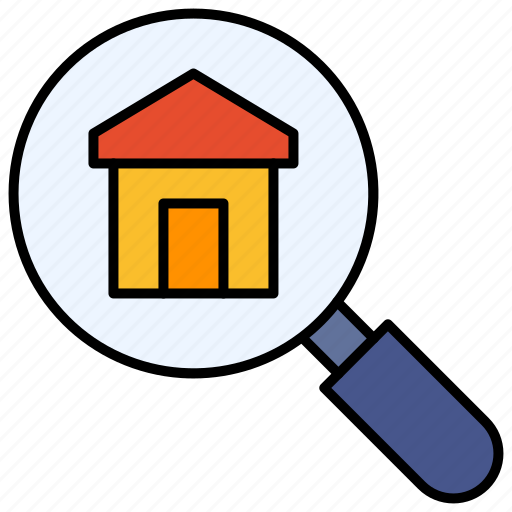 Home, lense, property, search, tool icon - Download on Iconfinder