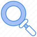 glass, lense, magnifying, search, tool