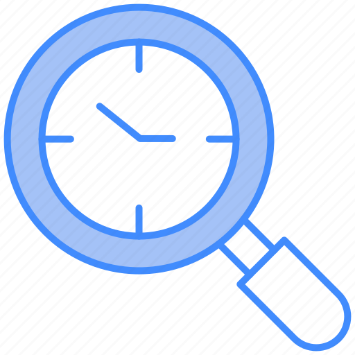 Lense, search, time, tool, watch icon - Download on Iconfinder