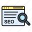 seo tips, seo search, searching, magnifying glass 