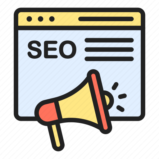 Seo marketing, advertising, website, mouthpiece icon - Download on Iconfinder