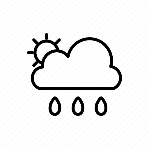 Weather12, nature, sky, clouds, rain, sun icon - Download on Iconfinder
