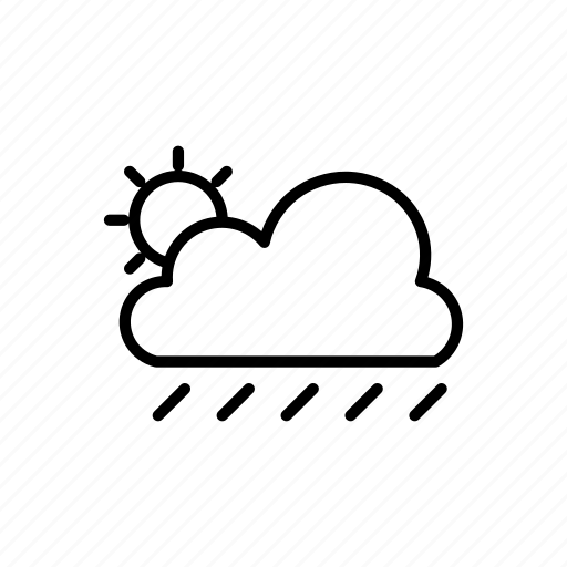 Weather2, nature, sky, clouds, rain, sun icon - Download on Iconfinder