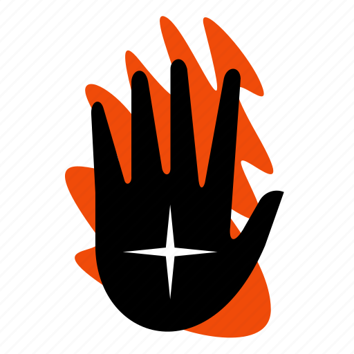 Ritual, halloween, magic, hand, occult, wizard, witch icon - Download on Iconfinder