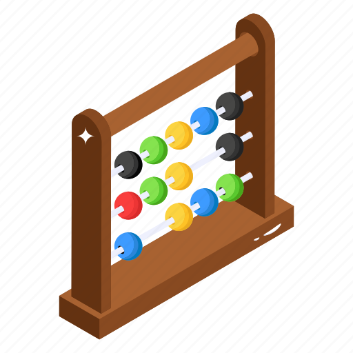 Counting frame, old calculator, abacus, beads frame, totalizer icon - Download on Iconfinder