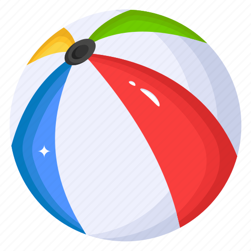 Ball, beach ball, beach toy, parachute ball, beach game icon - Download on Iconfinder