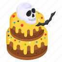 halloween cake, dessert, cream cake, confectionery, spooky cake