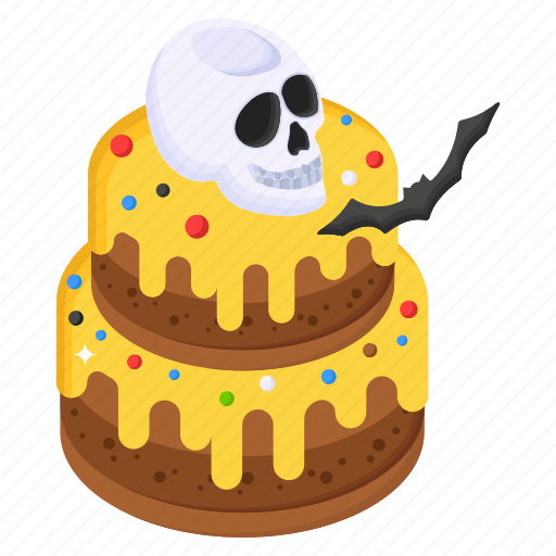 Halloween cake, dessert, cream cake, confectionery, spooky cake icon - Download on Iconfinder