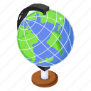 world map, geography, table globe, office globe, educational globe