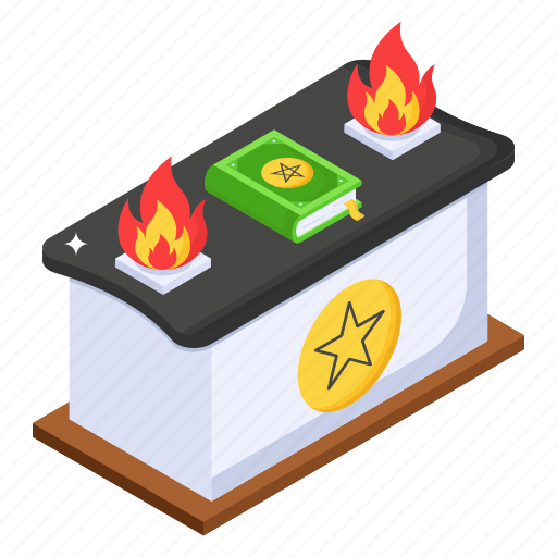 Magic table, magic kitchen, magic stove, witchcraft, spell icon - Download on Iconfinder