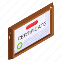 diploma, certificate, degree, license, credentials