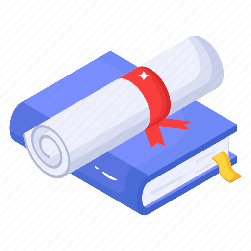Diploma, certificate, degree, license, book icon - Download on Iconfinder