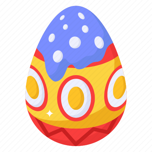 Egg, easter egg, decorative egg, colorful egg, painted egg \ icon - Download on Iconfinder