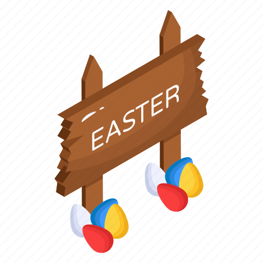 Easter board, easter sign, signboard, road board, signage icon - Download on Iconfinder