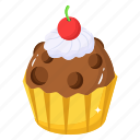 chocolate cupcake, muffin, cupcake, sweet, dessert