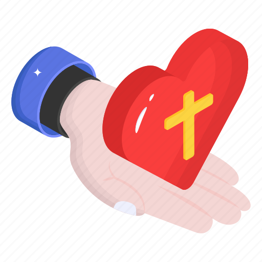 Christian charity, donation, charity, kindness, heart icon - Download on Iconfinder