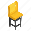 seat, chair, armless chair, single chair, furniture 