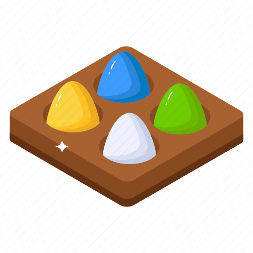 Eggs tray, easter tray, easter eggs, decorative eggs, colorful eggs icon - Download on Iconfinder