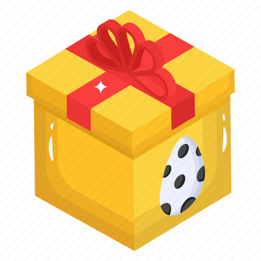Easter present, easter gift, surprise, gift box, hamper icon - Download on Iconfinder