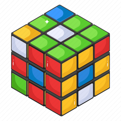 Game, cube, rubik cube, 3d cube, rubik block icon - Download on Iconfinder