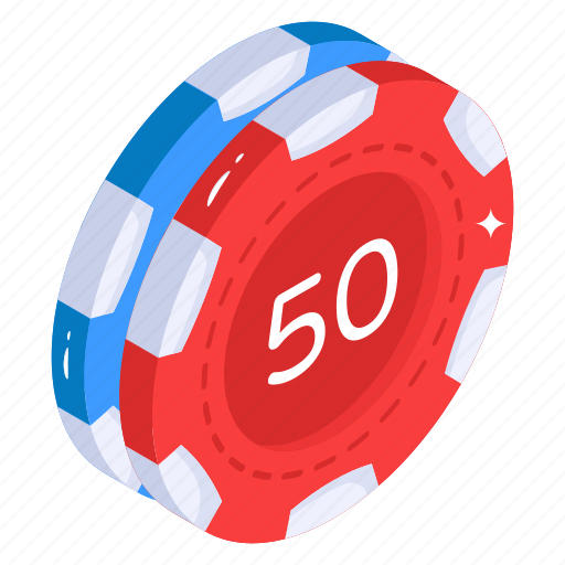 Casino chips, poker chips, casino coins, bet coins, gambling coin icon - Download on Iconfinder