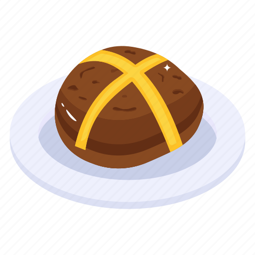 Sweet, dessert, chocolate bun, bakery food, edible icon - Download on Iconfinder