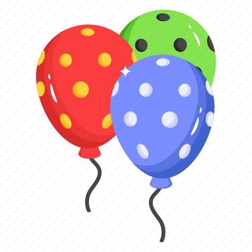 Helium balloons, easter balloons, balloons, decorations, celebrations icon - Download on Iconfinder