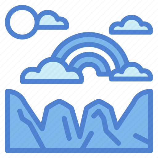 Atmospheric, clouds, rainbow, spectrum icon - Download on Iconfinder
