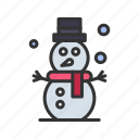 snowman, christmas, winter, snow, xmas, decoration, celebration, holiday