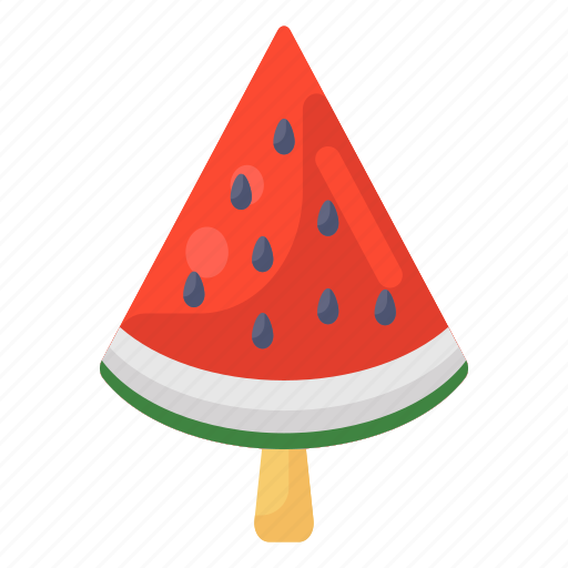 Watermelon, popsicle, fruit, food, juicy fruit, tropical watermelon icon - Download on Iconfinder