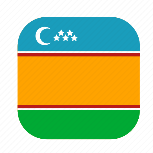 Turkic, flag, icon, 2, uzbekistan, country, national icon - Download on Iconfinder