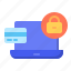 secure, payment, credit, card, laptop, online, security, protection 