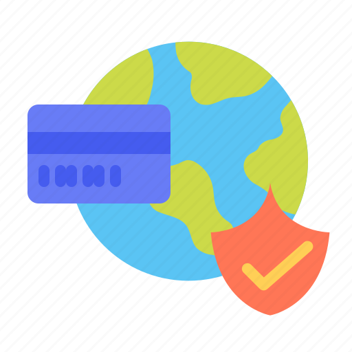Global, payment, credit, card, online, security, protection icon - Download on Iconfinder