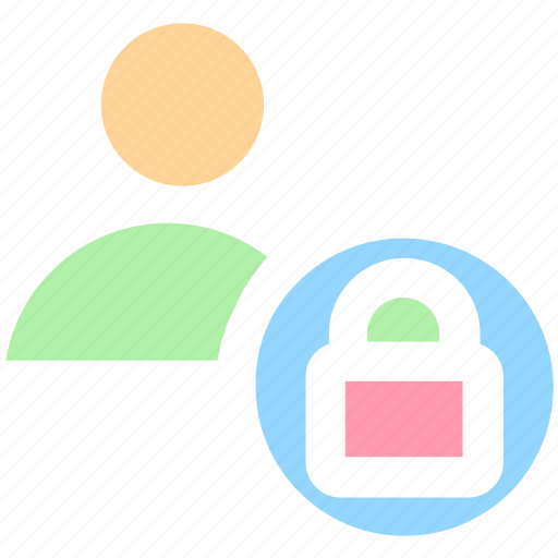 Lock person, locked, man secure, secure, security, user icon - Download on Iconfinder