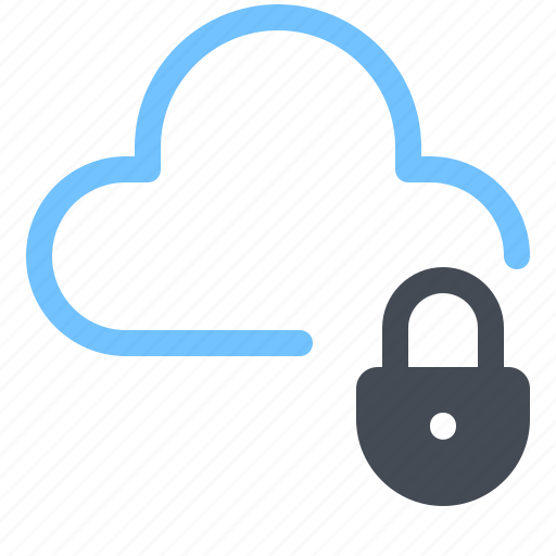 Cloud, data, lock, monitoring, optimisation, protection, security icon - Download on Iconfinder