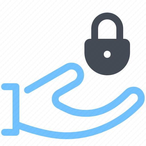 Hand, lock, password, protection, secure, security icon - Download on Iconfinder