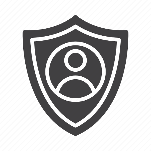 Account, private, profile, shield icon - Download on Iconfinder