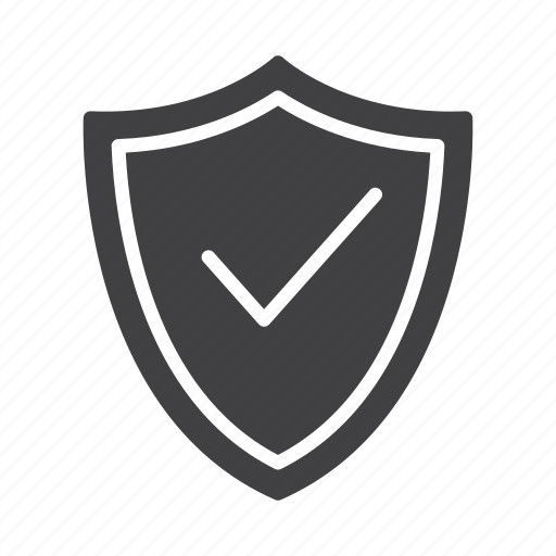 Check, mark, protection, shield icon - Download on Iconfinder