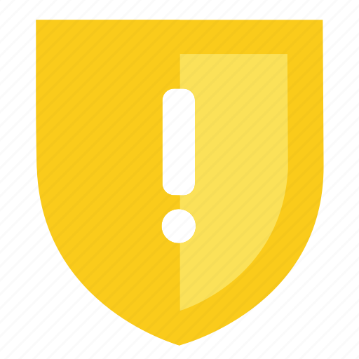 Caution, guard, protection, secure, security, shield, warning icon - Download on Iconfinder