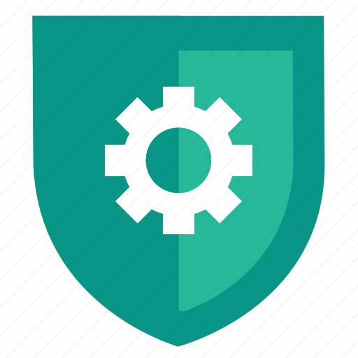 Configuration, gear, protection, secure, security, settings, shield icon - Download on Iconfinder